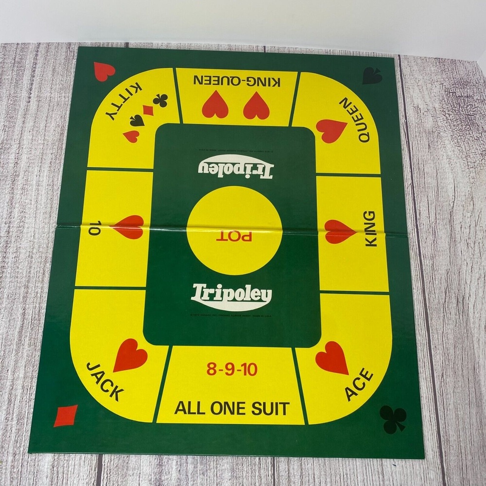 Vintage Tripoley‎ 1973 Board Game Board Only for Game Play or Hanging Decoration